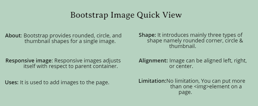 Bootstrap 4 images
