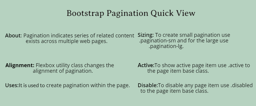 Bootstrap 4 Pagination