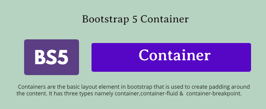 Bootstrap 5 Container