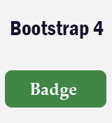 Bootstrap 4 Badges