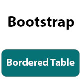 Bootstrap 5 Bordered Table