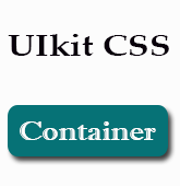 UIkit Container Element