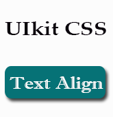 UIkit Text Align